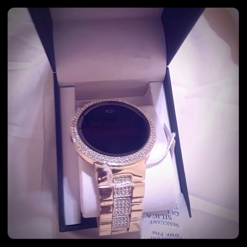 Gold Digital Touch Screen Watch - Picture 2 of 3